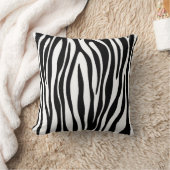 ゼブラ印刷 クッション (ブランケット)