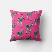 ゼブラ印刷 クッション (裏面)