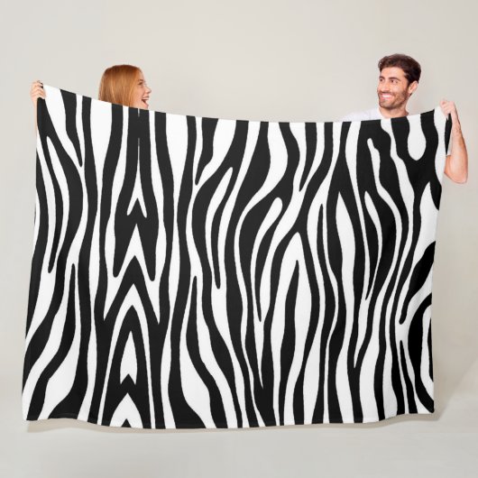 ゼブラ印刷 フリースブランケット (インサイチュ)