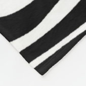 ゼブラ印刷 フリースブランケット (角)