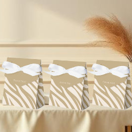 ゼブラ印刷 – ベージュ –  フェイバーボックス