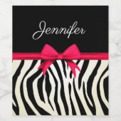 ゼブラ印刷 ワインラベル (シングルラベル)