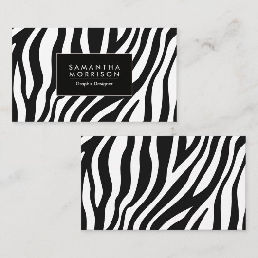 ゼブラ印刷 名刺 (正面/裏面)