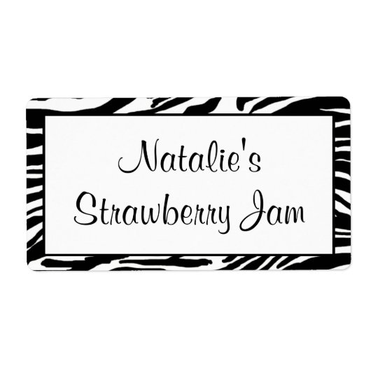 ゼブラ印刷JARラベル ラベル (正面)