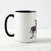 ゼブラ及び少年ベビー マグカップ (左)