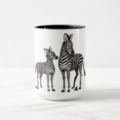 ゼブラ及び少年ベビー マグカップ (中央)
