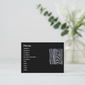 ゼブラ名刺 名刺 (スタンド正面)