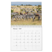 ゼブラ壁カレンダー カレンダー (2月 2027)