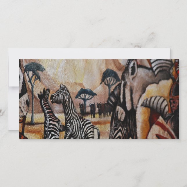 ゼブラ壁画 (正面)