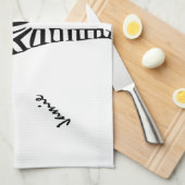 ゼブラ好きの贈り物 キッチンタオル (四つ折り)