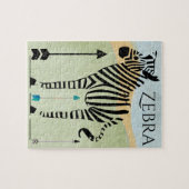 ゼブラ好きの贈り物 ジグソーパズル (横)