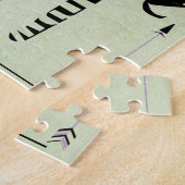 ゼブラ好きの贈り物 ジグソーパズル (側面)