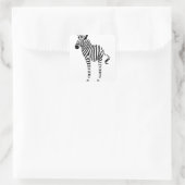 ゼブラ好きの贈り物 スクエアシール (バッグ)