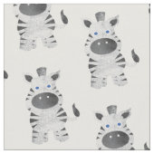 ゼブラ子供部屋 ファブリック (クローズアップ)