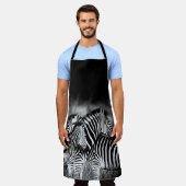 ゼブラ岬 エプロン (着用した状態)