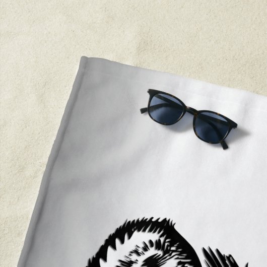 ゼブラ岬 ビーチタオル (インサイチュ)