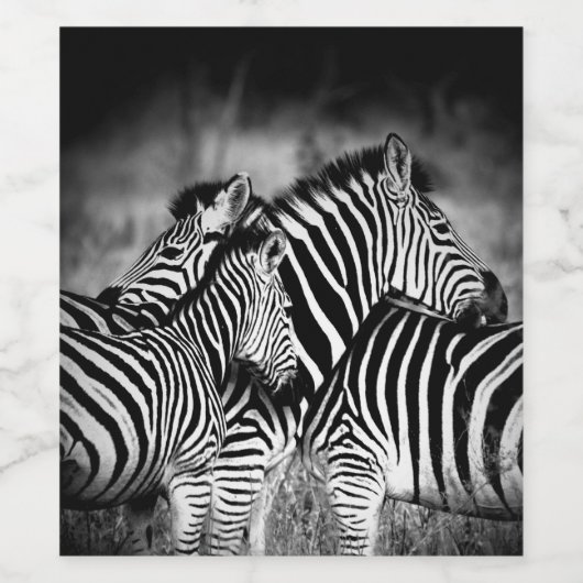 ゼブラ岬 ワインラベル (シングルラベル)