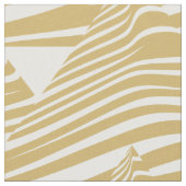 ゼブラ幾何学白とベージュ ファブリック (クローズアップ)