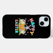 ゼブラ恋人ハッピーイースターバニーゼブライースターサンデー Case-Mate iPhoneケース (裏面 (横))