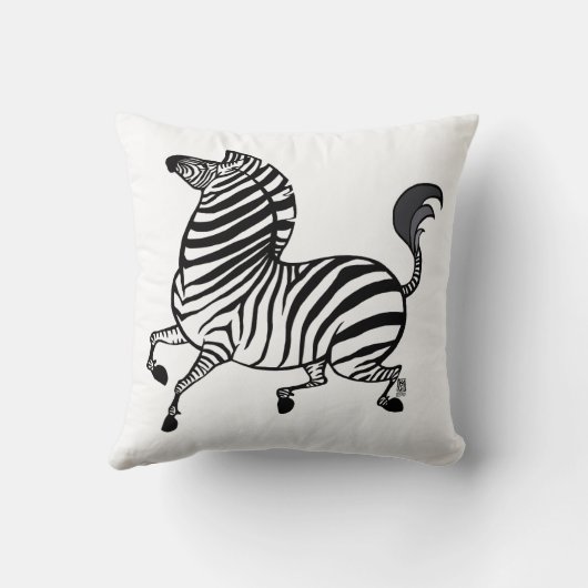 ゼブラ枕2 クッション (裏面)
