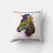 ゼブラ枕 クッション (裏面)