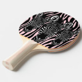 ゼブラ柄ピンクの流行のゼブラ群 卓球ラケット (正面アングル)
