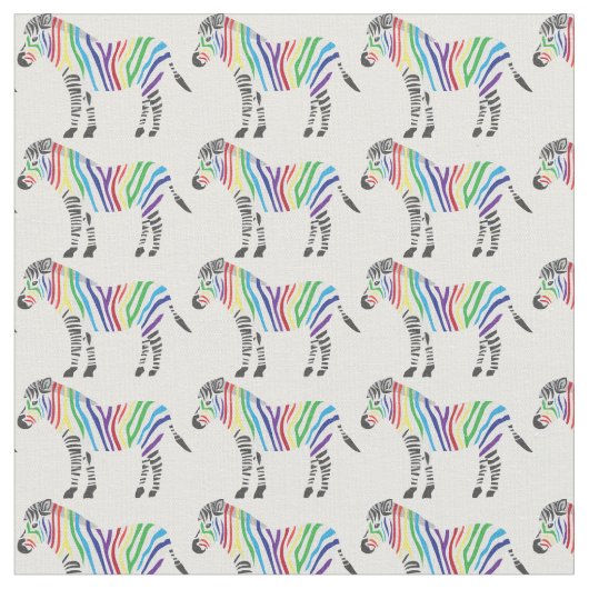 ゼブラ模様の布 ファブリック (クローズアップ)