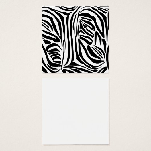 ゼブラ模様 (正面&裏面)