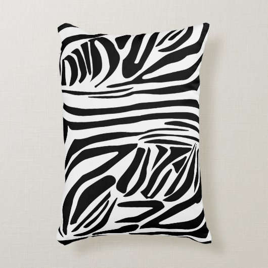 ゼブラ模様 アクセントクッション (正面(垂直))