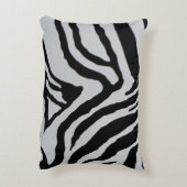ゼブラ模様 アクセントクッション (裏面(縦))