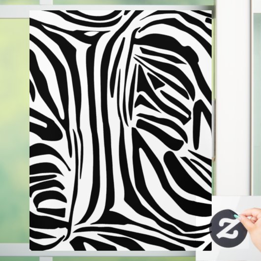 ゼブラ模様 ウィンドウサイン (ホーム)
