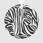 ゼブラ模様 オーナメント (裏面)