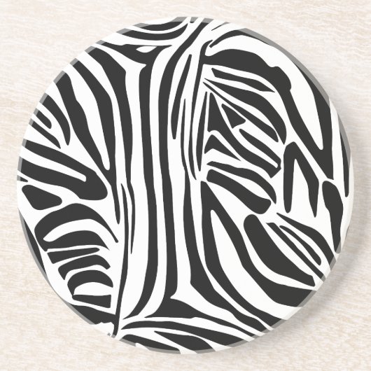 ゼブラ模様 コースター (正面)