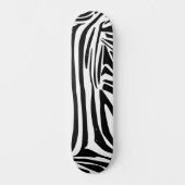 ゼブラ模様 スケートボード (正面)