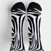 ゼブラ模様 ソックス (上部)
