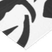 ゼブラ模様 テーブルクロス (アングル)