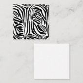 ゼブラ模様 ノートカード (正面/裏面)