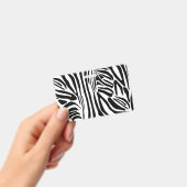 ゼブラ模様 バッジ (手持ち)