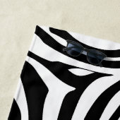 ゼブラ模様 ビーチタオル (インサイチュ)