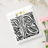 ゼブラ模様 フェイバーバッグ (封をした状態)