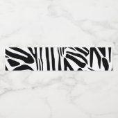 ゼブラ模様 ペットボトルラベル (シングルラベル)