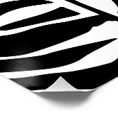 ゼブラ模様 ポスター (コーナー)