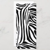 ゼブラ模様 メニュー (正面/裏面)
