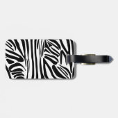 ゼブラ模様 ラゲッジタグ (裏面横)