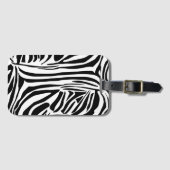 ゼブラ模様 ラゲッジタグ (正面横)