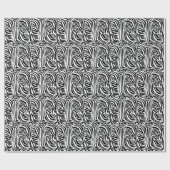 ゼブラ模様 ラッピングペーパー (フラット)