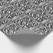 ゼブラ模様 ラッピングペーパー (角)