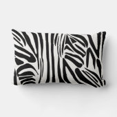 ゼブラ模様 ランバークッション (裏面)
