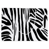 ゼブラ模様 ラージペーパーバッグ (裏面)