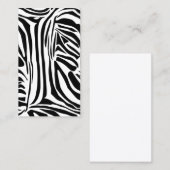 ゼブラ模様 ロイヤリティカード (正面/裏面)